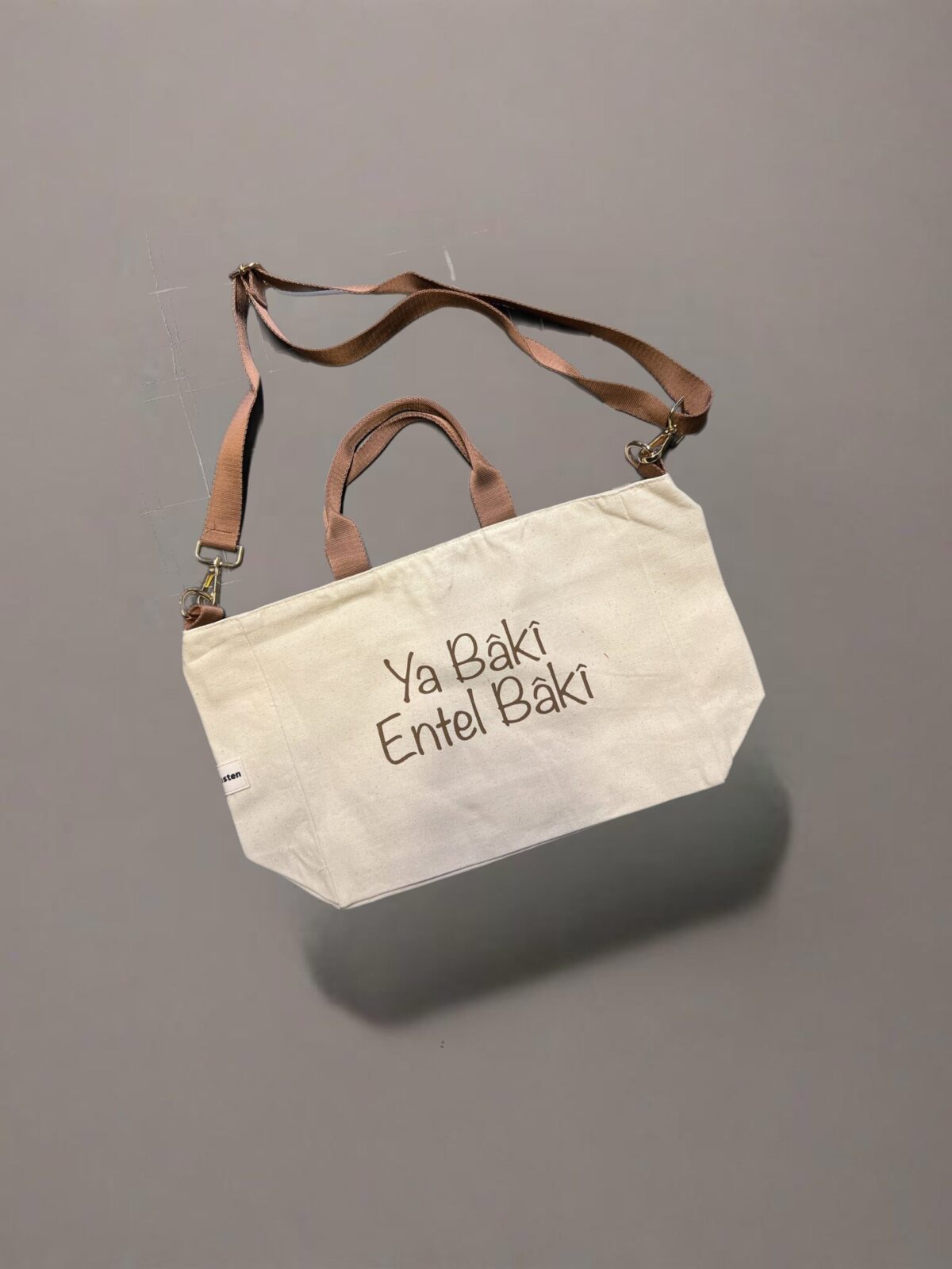 Omuz ve El Çantası - Ya Bâkî Entel Bâkî Baskılı - Görsel 2