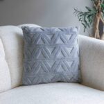 Kırlent - Üçgen Desenli - Jakarlı - Görsel 7