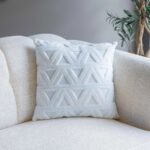 Kırlent - Üçgen Desenli - Jakarlı - Görsel 4