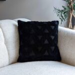 Kırlent - Üçgen Desenli - Jakarlı - Görsel 5