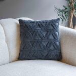 Kırlent - Üçgen Desenli - Jakarlı - Görsel 8