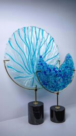 Dekor - 2'Li Pekmen Füzyon Cam - Mavi