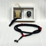 Mini Boy Kâbe Kur'an -  Siyah Tesbih ve Zikirmatik Set - Görsel 3