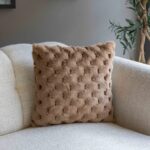 Kırlent - Peluş - Hasır Desenli - Görsel 4