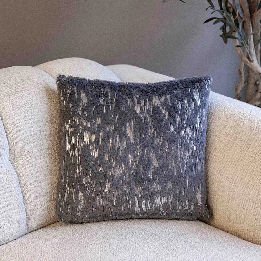 Kırlent - Tavşan Tüyü - Gümüş Varaklı