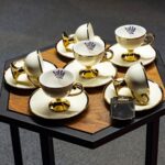 Acar - Miranda Gold - 6'lı Kahve Fincan Takımı - Görsel 3