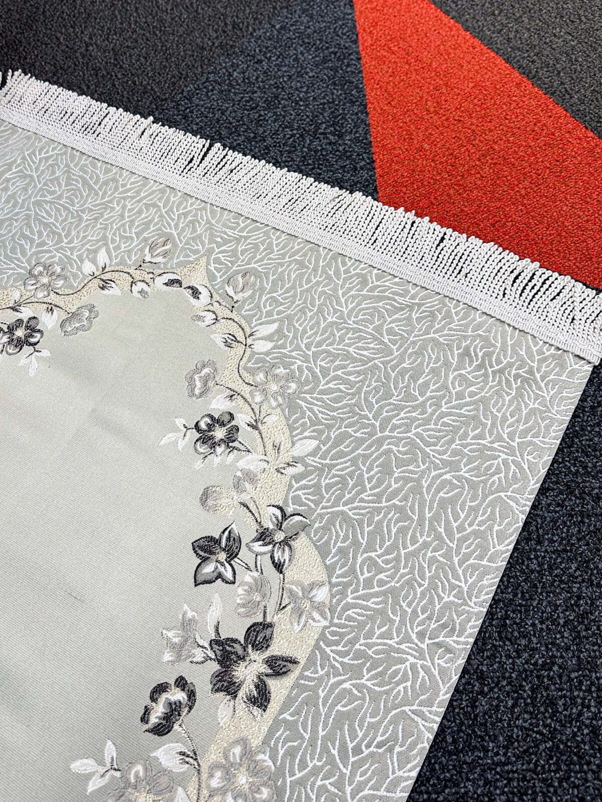 Seccade - İpek Saten - Gri - Görsel 2