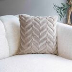 Kırlent - Zigzag Desenli - Jakarlı