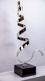 Dekor - Mermerli Bukle - Gümüş - Görsel 2