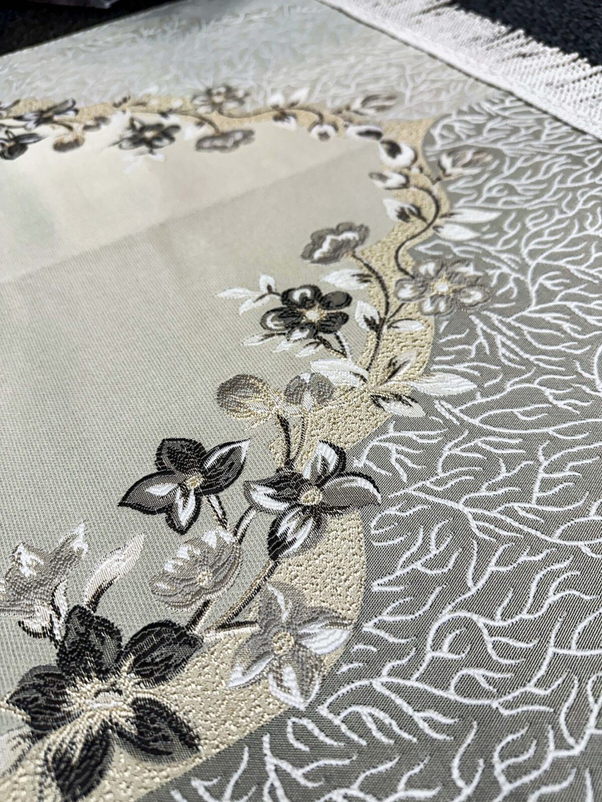 Seccade - İpek Saten - Gri - Görsel 3