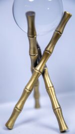 Dekor - 2'li Bambu Ayaklı - Eskitme - Görsel 3