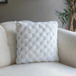 Kırlent - Peluş - Hasır Desenli - Görsel 6