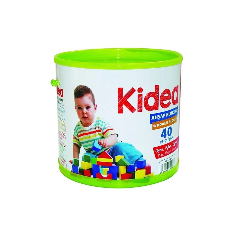 Eğitici Oyuncak - Ahşap Bloklar 40 Parça