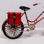 Dekor - Retro Metal - Çantalı Bisiklet - Görsel 2