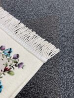 Altın Nakış Seccade - Şönil Kumaş - Krem - Görsel 4