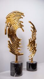 Dekor - 2'li Yarım İkon Takım - Altın - Görsel 2