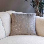 Kırlent - Tavşan Tüyü - Altın Varaklı - Görsel 3