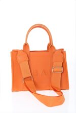 Deri Çanta - Taba Turuncu - Görsel 5