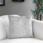 Kırlent - Tavşan Tüyü - Gümüş Varaklı - Görsel 4