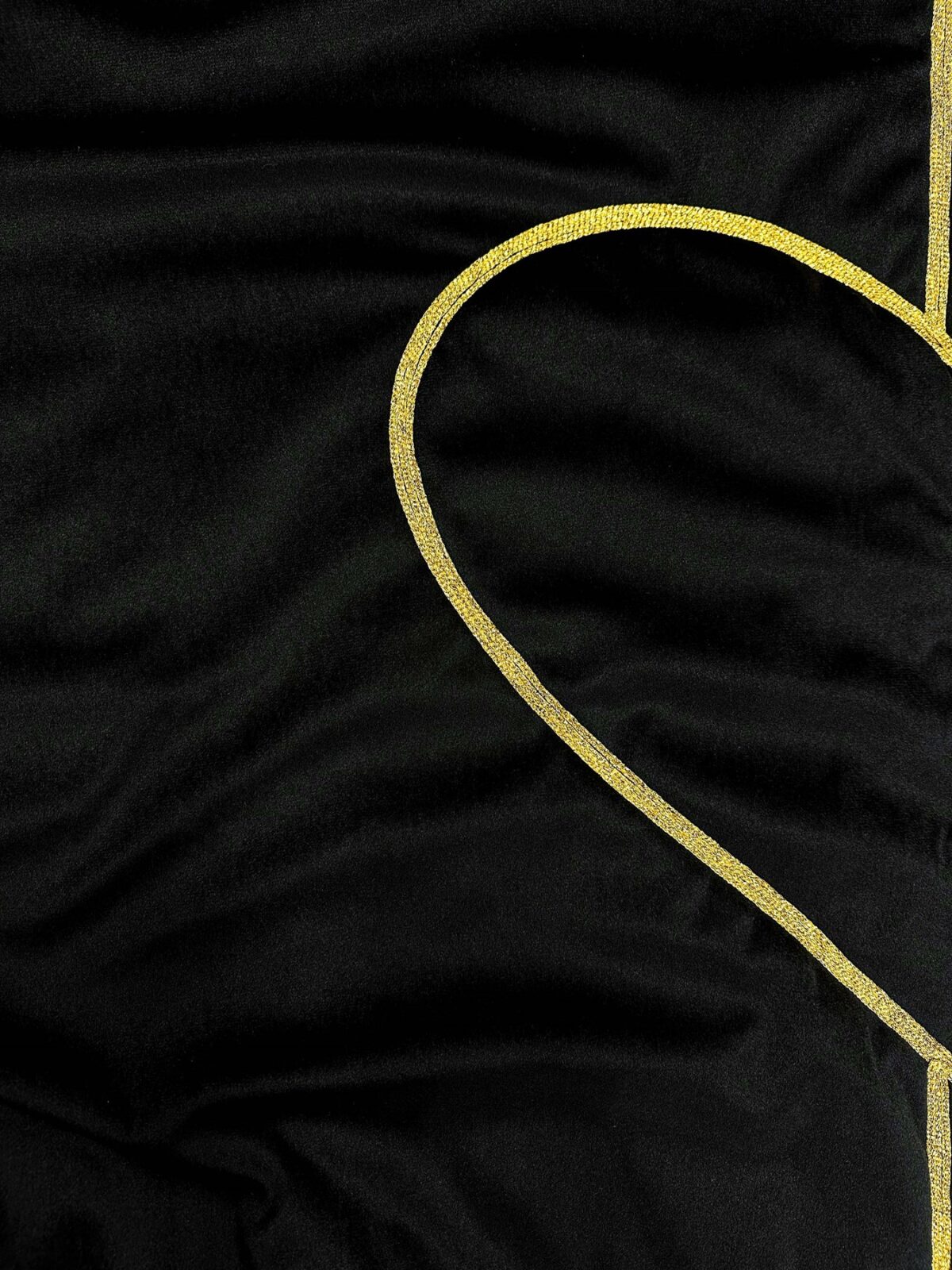 Seccade - Kalp Desenli - Siyah ve Beyaz - İkili Set - Görsel 3