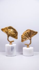 Dekor - 2'li Ginko Yaprak - Eskitme