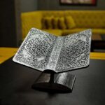 İşlemeli Rahle - Masaüstü - Plastik - Gümüş Renk