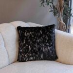 Kırlent - Tavşan Tüyü - Gümüş Varaklı - Görsel 8