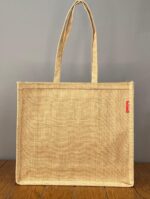 Hasır Omuz Çantası - Natural Jüt Dokulu - Görsel 2
