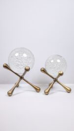 Dekor - 2'li Küre Obje - Eskitme