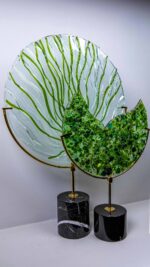 Dekor - 2'li Pekmen Füzyon Cam - Yeşil