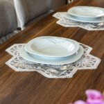 6'lı Amerikan Servis - Altıgen Desen