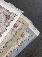 Altın Nakış Seccade - Şönil Kumaş - Krem - Görsel 5