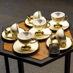 Acar - Miranda Gold - 6'lı Kahve Fincan Takımı - Görsel 6