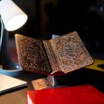 İşlemeli Rahle - Masaüstü - Plastik - Bakır Renk - Görsel 3