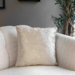 Kırlent - Tavşan Tüyü - Altın Varaklı - Görsel 6