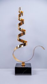 Dekor - Mermerli Bukle - Altın