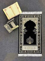 Seccade - Şönil Kumaş Mihrap - Siyah