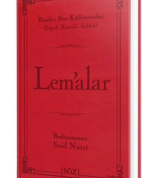 Risale-i Nur - Lem'alar - Büyük Boy - Lügatlı - Söz Yayınları