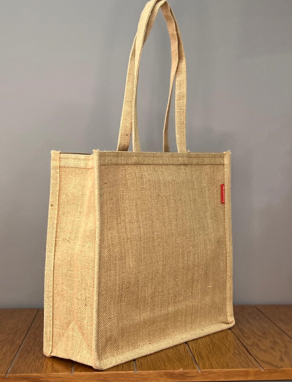 Hasır Omuz Çantası - Natural Jüt Dokulu - Görsel 3