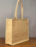 Hasır Omuz Çantası - Natural Jüt Dokulu - Görsel 3
