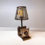 Dekor - Abajur Metal Fotoğraf Makinesi