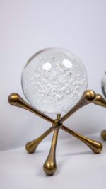 Dekor - 2'li Küre Obje - Eskitme - Görsel 3