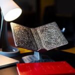 İşlemeli Rahle - Masaüstü - Plastik - Gümüş Renk - Görsel 2