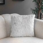 Kırlent - Tavşan Tüyü - Gümüş Varaklı - Görsel 2