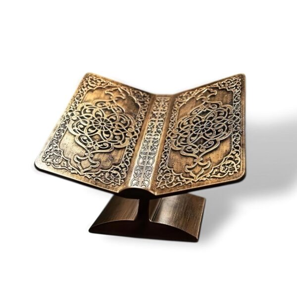 İşlemeli Rahle - Masaüstü - Plastik - Bakır Renk