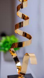 Dekor - Mermerli Bukle - Altın - Görsel 3