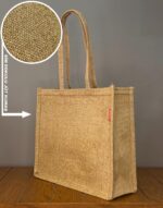 Hasır Omuz Çantası - Simli Jüt Dokulu