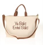 Omuz ve El Çantası - Ya Bâkî Entel Bâkî Baskılı