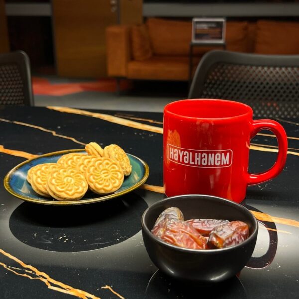 Kupa Bardak - Hayalhanem Baskılı - Kırmızı