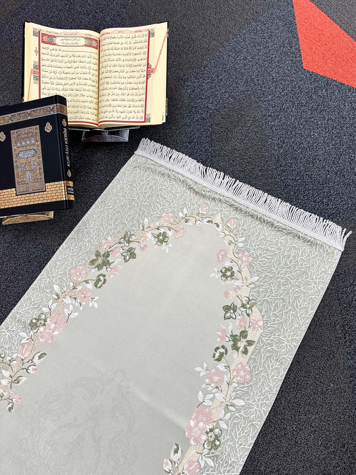 Seccade - İpek Saten - Yeşil - Görsel 2